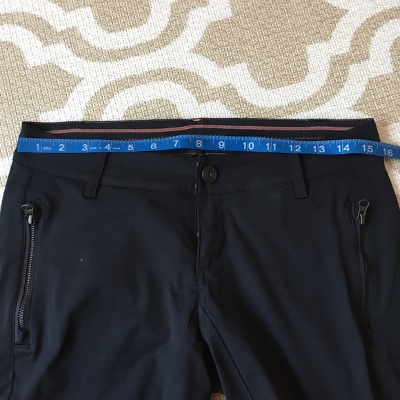 lululemon black button top pants - Picture 3 of 7